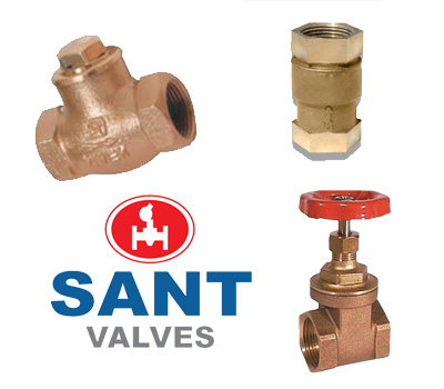 SANT Gun Metal GM Gate Valves and Non-Return Valves